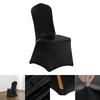 Factory Direct Supply Gold Silver Elastic Chair Cover for High-End Hotel Events and Weddings Birthday Party Holiday Decoration