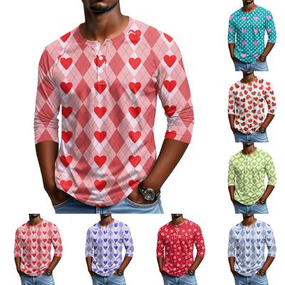 Men's Raglan Sleeve Three,quarter Sleeve Top