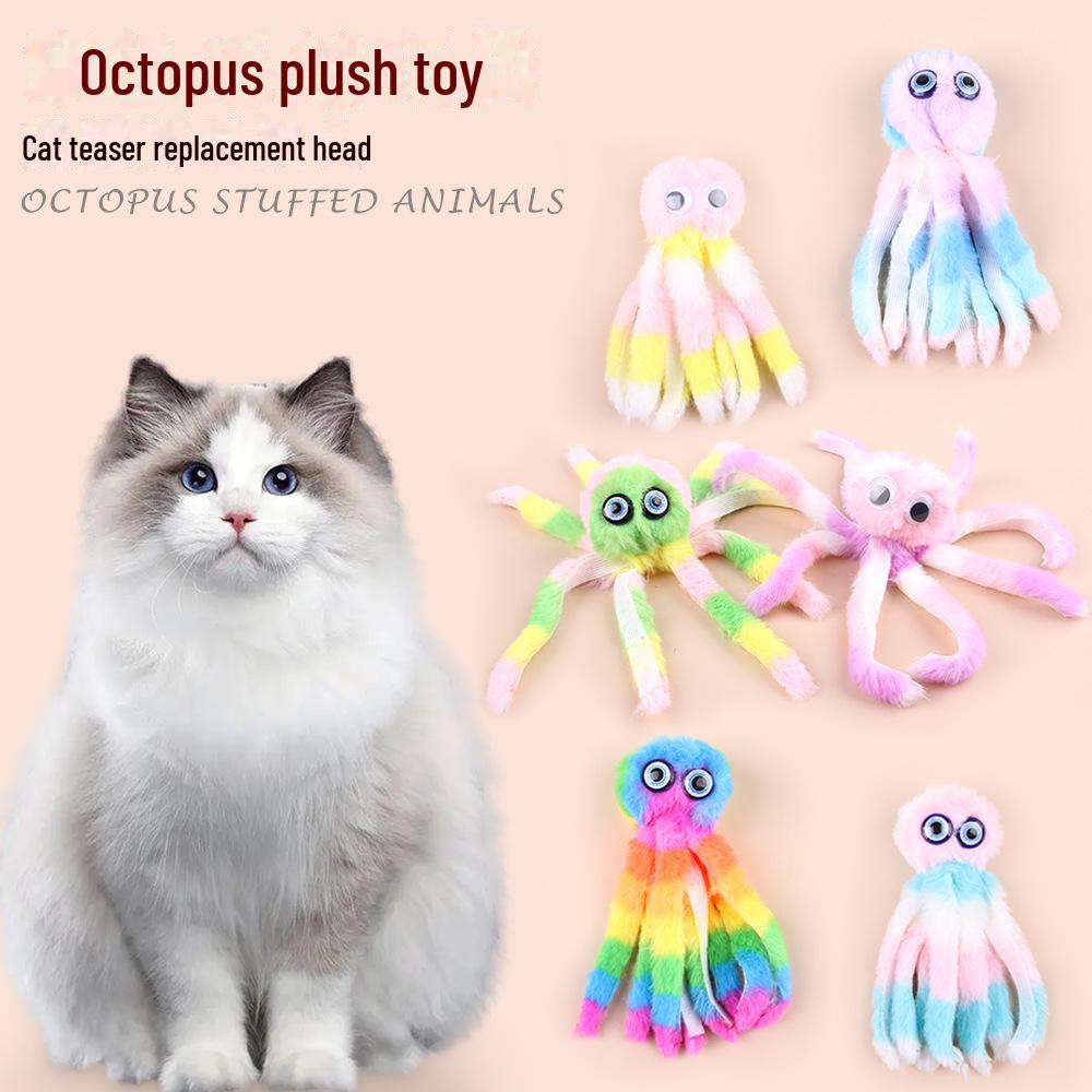 

Разноцветная жевательная игрушка «Осьминог» — популярная игрушка для мелких домашних животных