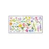 Double Sided Flowers Butterfly Wall Stickers Self-adhesive Wallpaper Decorative Wall Decal  Window