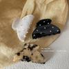 Autumn/Winter Starry Sky Rhinestone Acetate Hair Clip - Medium Size Claw for Elegant Half-Up or Bun Styles