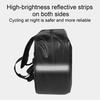 Motocyklová brašna na opěradlo 9L s velkou kapacitou, vodotěsná reflexní páska, venkovní cyklistika, silniční a horské kolo, organizér na zadní úložný prostor pro elektrokolo