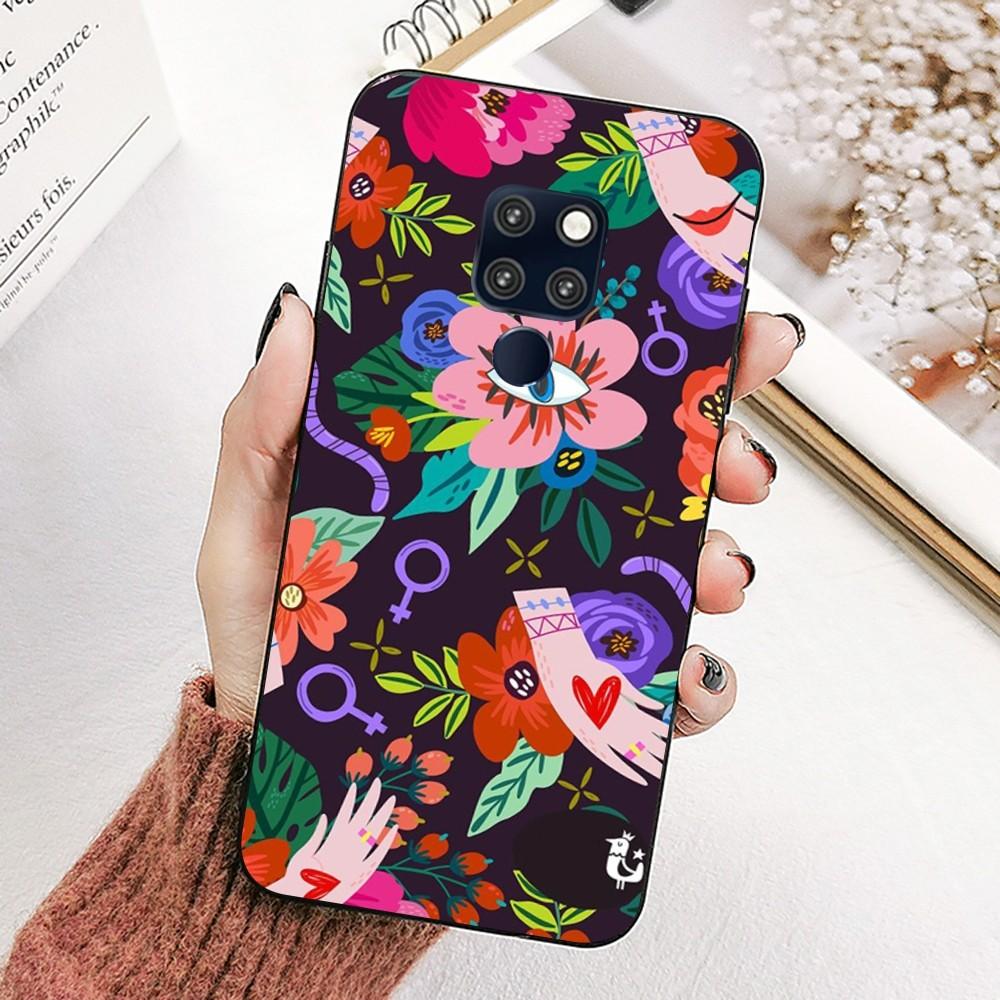 Miss Pattern Phone Case For Huawei Mate 10 20 30 40 50 Lite Pro Nova 3 3i 5 6 SE 7 Pro 7SE