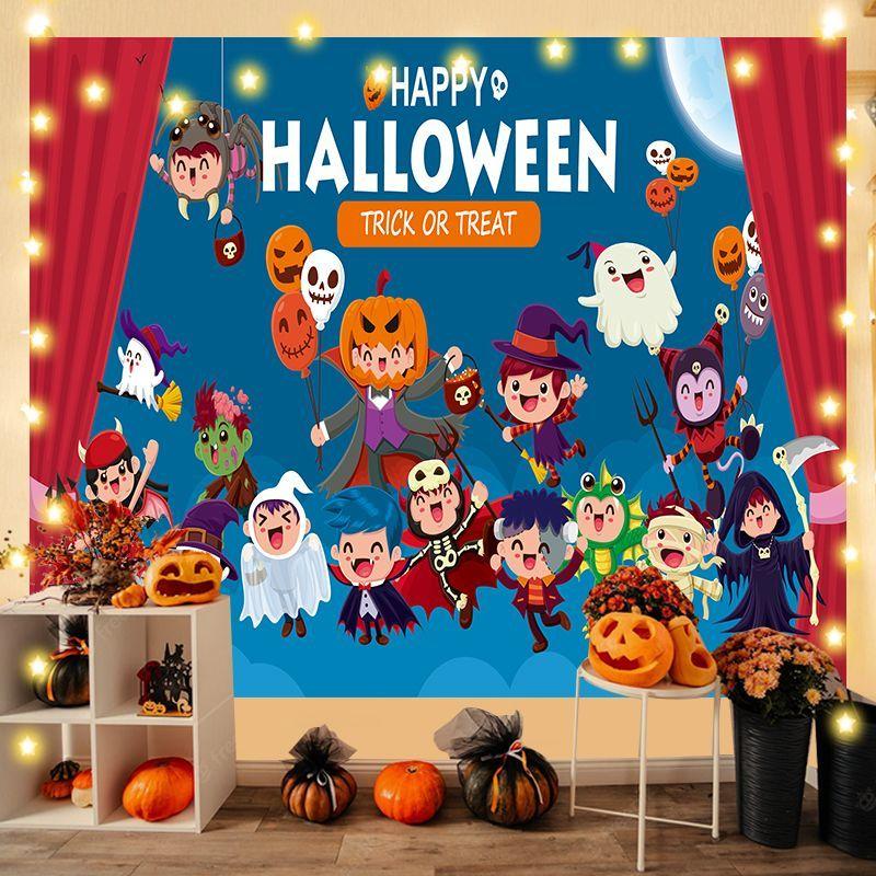 Halloween Backdrop Fabric, Event Hanging Fabric, Bedroom Decorative Wall Hanging