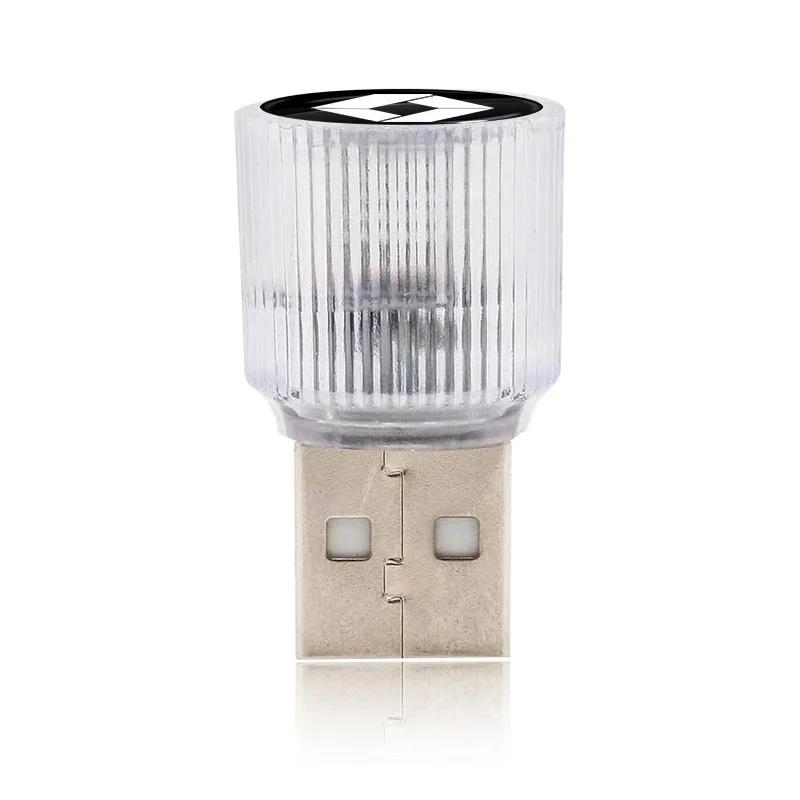 Car Interior Styling USB Atmosphere Light Portable Mini LED Party Lamp For Renault Clio Laguna 2 Megane 3 Duster Logan Captur 2GSA7