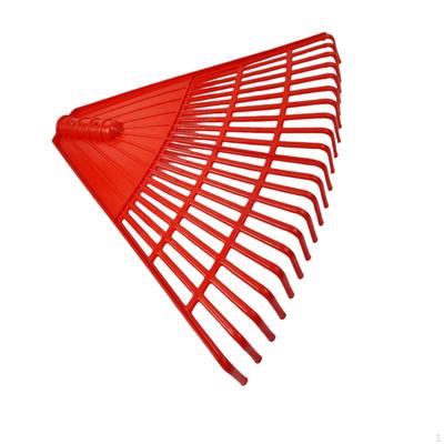 Easy-to-assemble Polypropylene Replacement Rake Head, Multi-purpose, for Leaves, Grass And Branches,