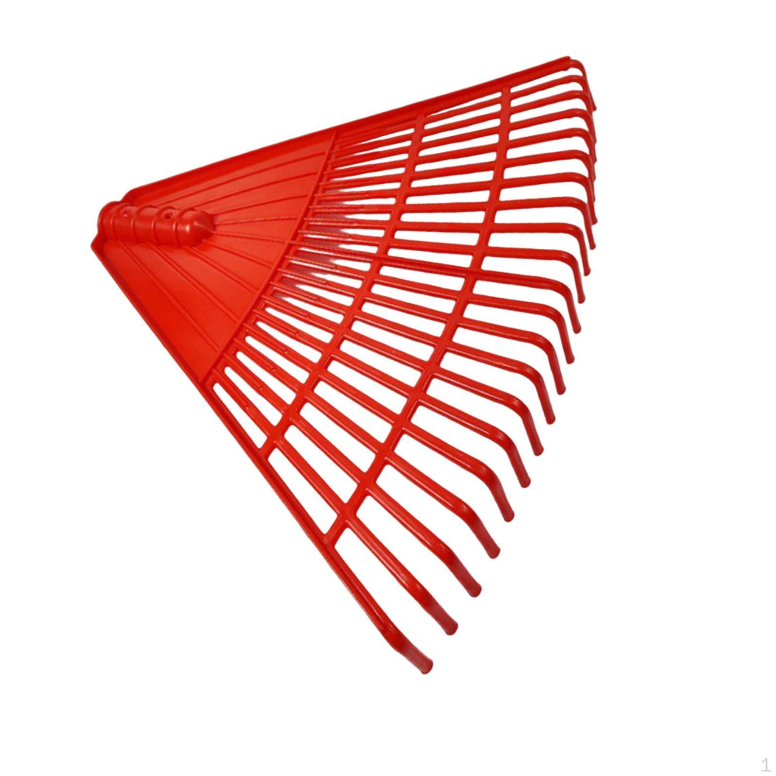 

Садовые грабли для листьев, головка, садовый инструмент для уборки, 42x34 см, легкие, для весенней уборки кустарников и травы красный