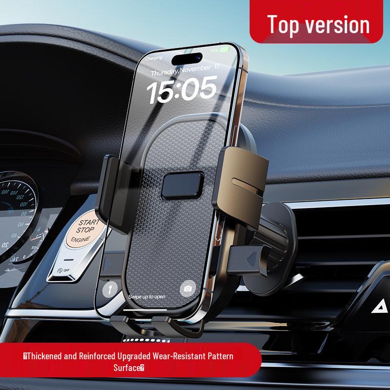 Universal Car Air Vent Phone Holder - High Temp Resistant, ABS Material, Shockproof Navigation Mount