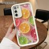 Phone Case: 2D Flat Samsung Galaxy A34 A35 M05 M06 S20 S22 S21 FE Plus 5G Layered Protective Case, Fruit Slice Daisy, Christmas and Halloween Gifts