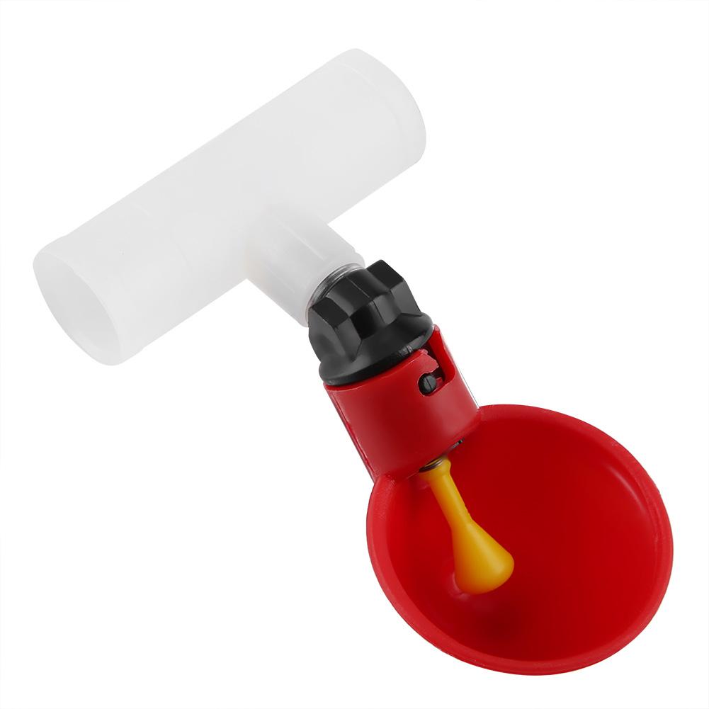 5Pcs Automatic Poultry Bird Water Drinking Dispenser Chicken Water Drinker Tool 20mm