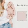 Comfortable with Hood Hooded Towels Cotton Water Absorption Bath Towel Breathable Ultra-Soft Wrap Blanket Babies