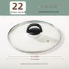 Supor Universal 22cm Visible Glass Pot Lid