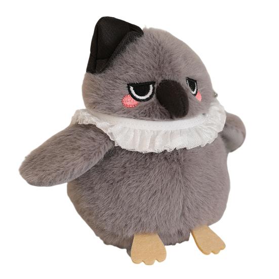 5 Inch Plush Shoulder Magnet Stuffed Animal Toy Cute Parrot/Crow/Cockatiel/Owl Birds Plushies Present for Kids Teens Adults