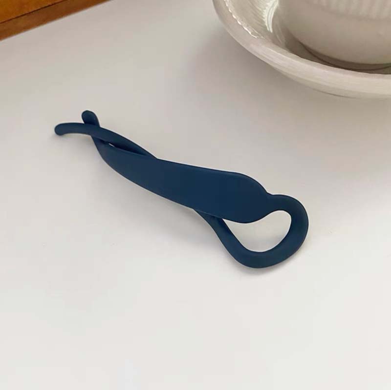 Frosted Matte Banana Clip Korean Simple Hair Clip Resin Acrylic Hairpin Ponytail Barrettes Hair Claw Casual All-match Headdress