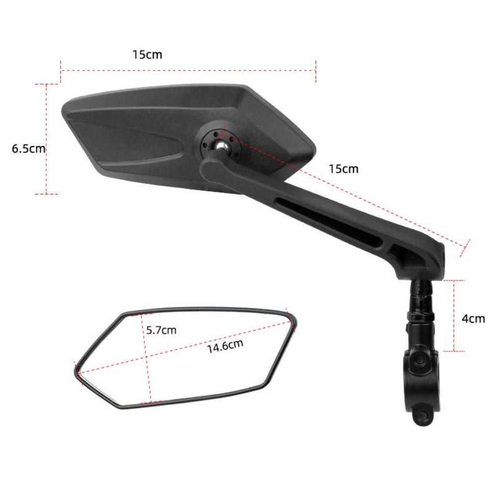 Safe 360° Rotatable Bike Mirror Foldable Accessories Motorcycle Rearview Mirror Reflector Rotate Bicycle Mirrors