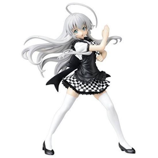 W Premium Figure Clothes White Black Check Beautiful Girl Prize Sega Crawl! Nyaruko-san “Private Ver.”