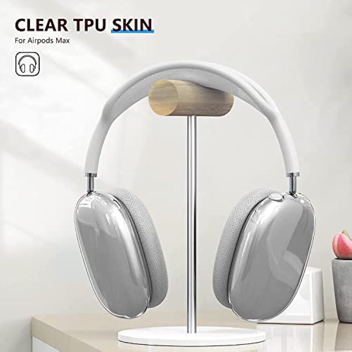 Прозрачный чехол Pretocter для наушников Air Pods Max — фото 3