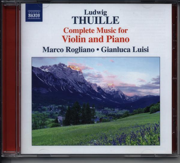 

CD THUILLE, L. - Полная музыка для скрипки 8572870 Naxos 2011 Италия Классика Б/У