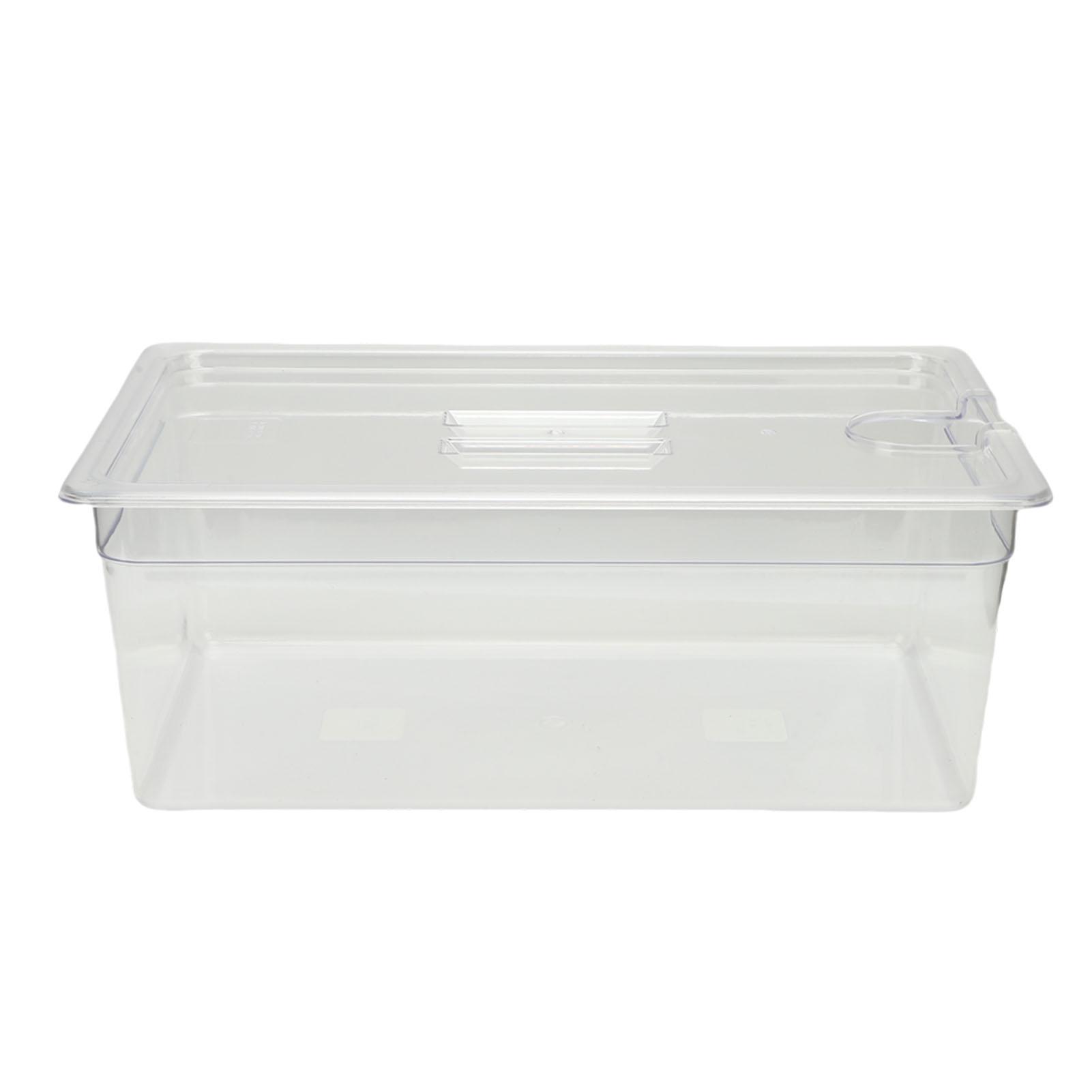 Slow Cooker Container 25L Slow Cooker Container with Lid Food Storage Case Multipurpose PP Transparent Clear Bin Slow Cooker Bin чистый
