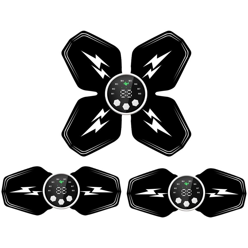 Smart EMS Muscle Stimulator Electric Fitness Abdominal Training ABS Arm Neck Stickers Body Massager Fitness Slimming Shaping