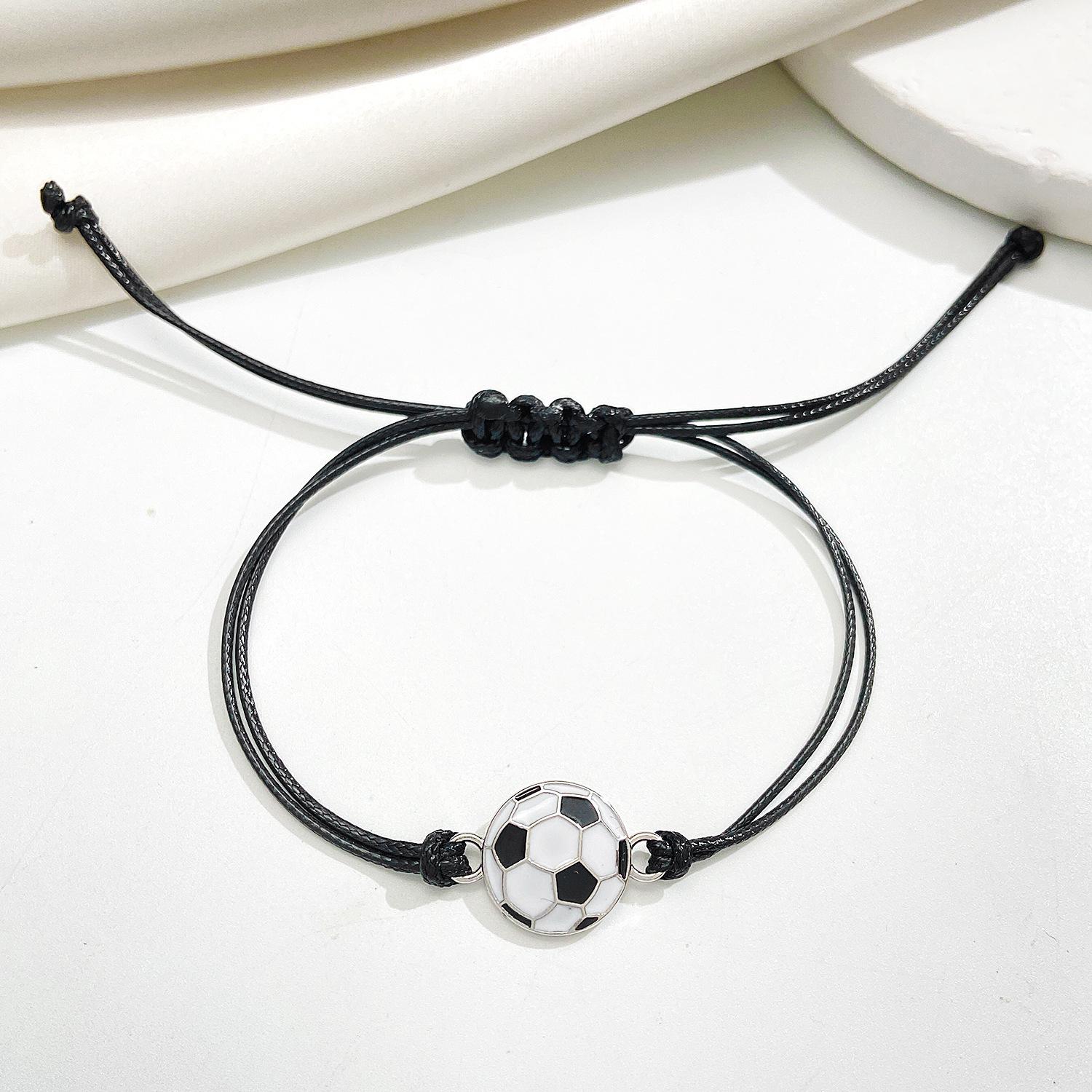 

Многоспортивный фанатский браслет из вощеного шнура - Бейсбол, Футбол, Баскетбол, Регби