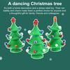 Dancing Mini Christmas Tree 3D Printed Table Tree Ornament Spinning Fidget Toy Desktop Spinner