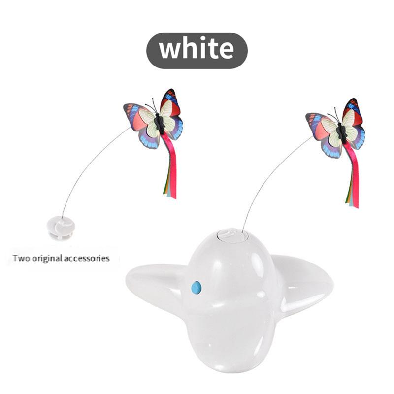 M-Moderno-Movimento Rotante Attivato Farfalla Divertente Intelligente Interattivo Insetto Sbattente Automatico Puzzle Gatto B