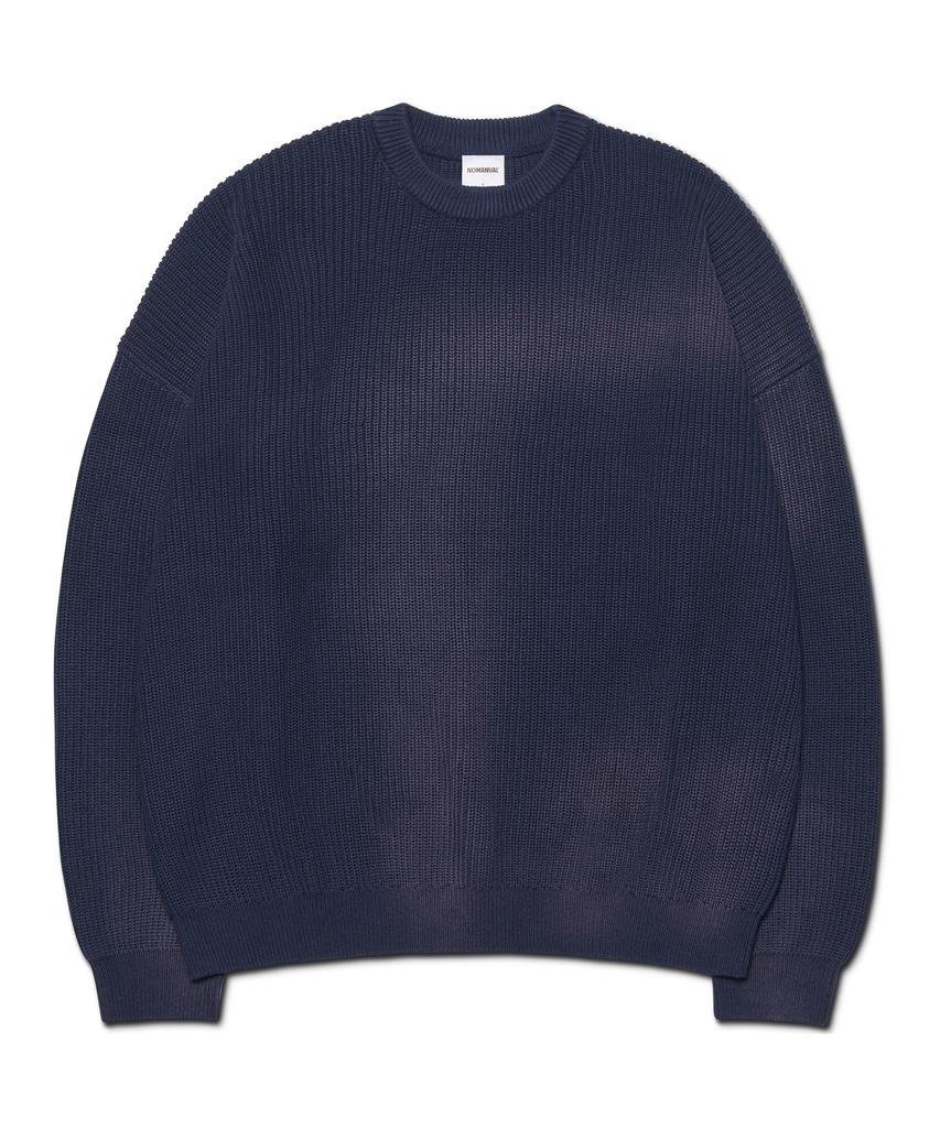 Nomaenyueol Spray Dyeing Knit - Navy