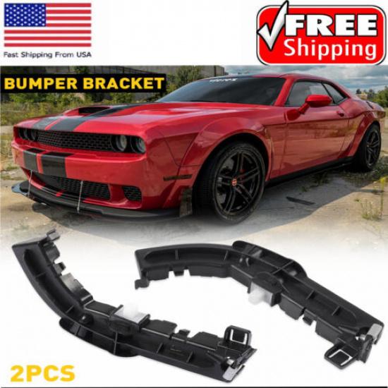 Left + Right Pair Front Bumper Support For Brackets DODGE CHALLENGER 2008- f