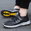 Middle-aged walking shoes for men and women, breathable cloth surface, parents, sports and leisure, flat-bottomed comfortable travel shoes