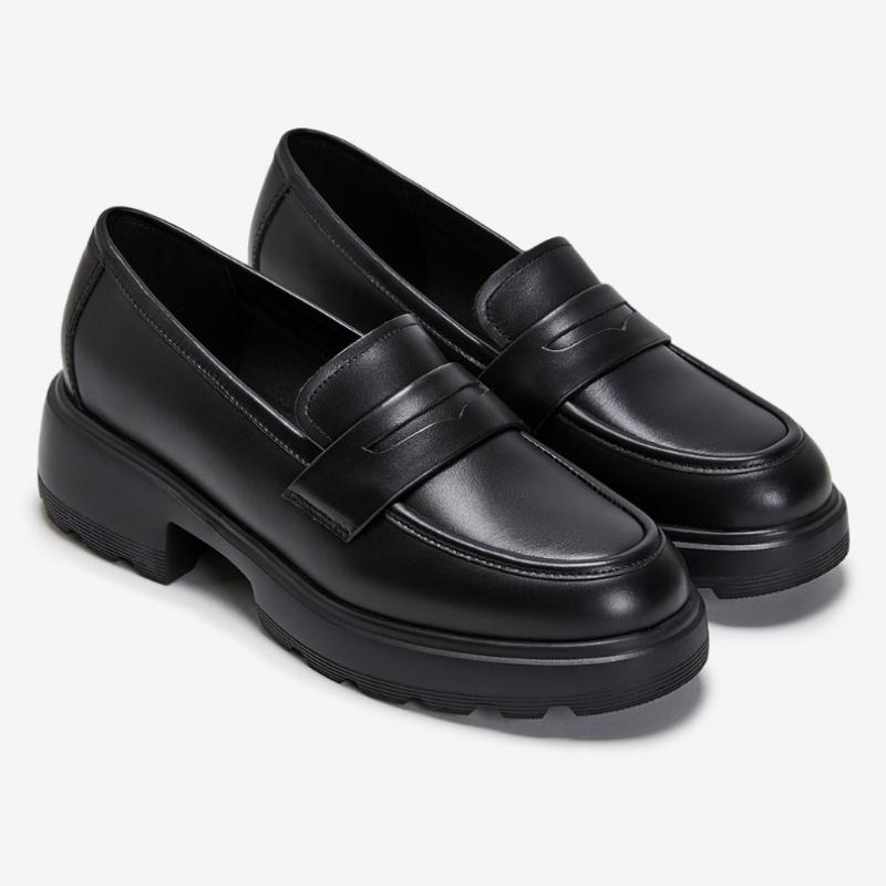 ESquire Women S baSic Platform loaferS Black