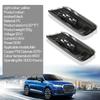2pcs Car LED Dynamic Turn Signal Light,Smoke Black Lens Yellow LED Dynamic Side Marker