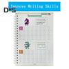 Cvičný sešit pro psaní rukou pro děti, kouzelný drážkovaný psací sešit, opakovaně použitelný pracovní sešit pro psaní, mateřská škola, předškolní potřeby pro děti