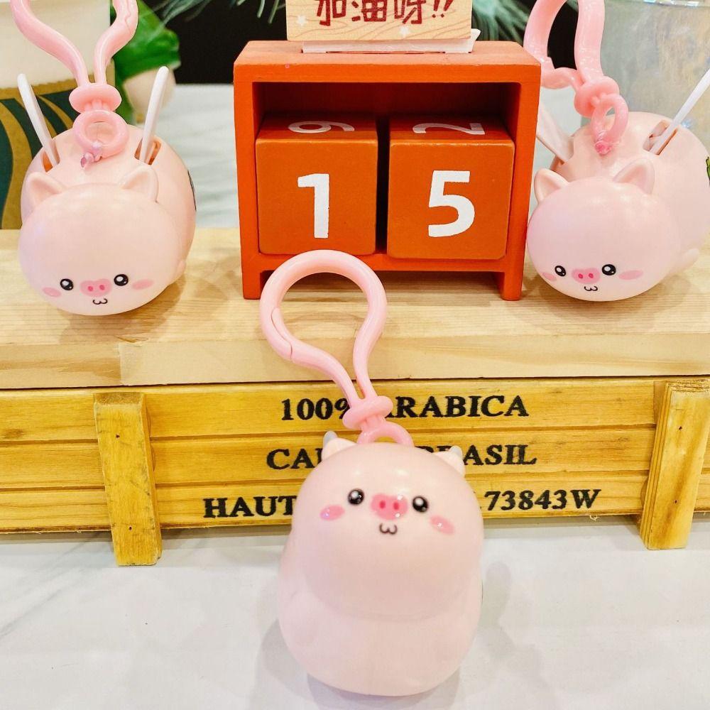 

Stretchable Flying Pig Keychain Fashion Pull String Animal Pendant Birthday Gift shark