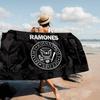R-ramones Band Microfiber Printed Beach Towel Mountain Climbing Yoga Beach Swimming Running Absorbent Soft Towel