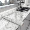 PVC Thickened Waterproof And Oil-proof Marble Wallpaper Self-adhesive Sticker Bathroom Cabinet Cooktop Desktop Decorative Film