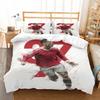 World Cup Star Printing Quilt Set Three-Piece, Digital Printing Three-Piece Set