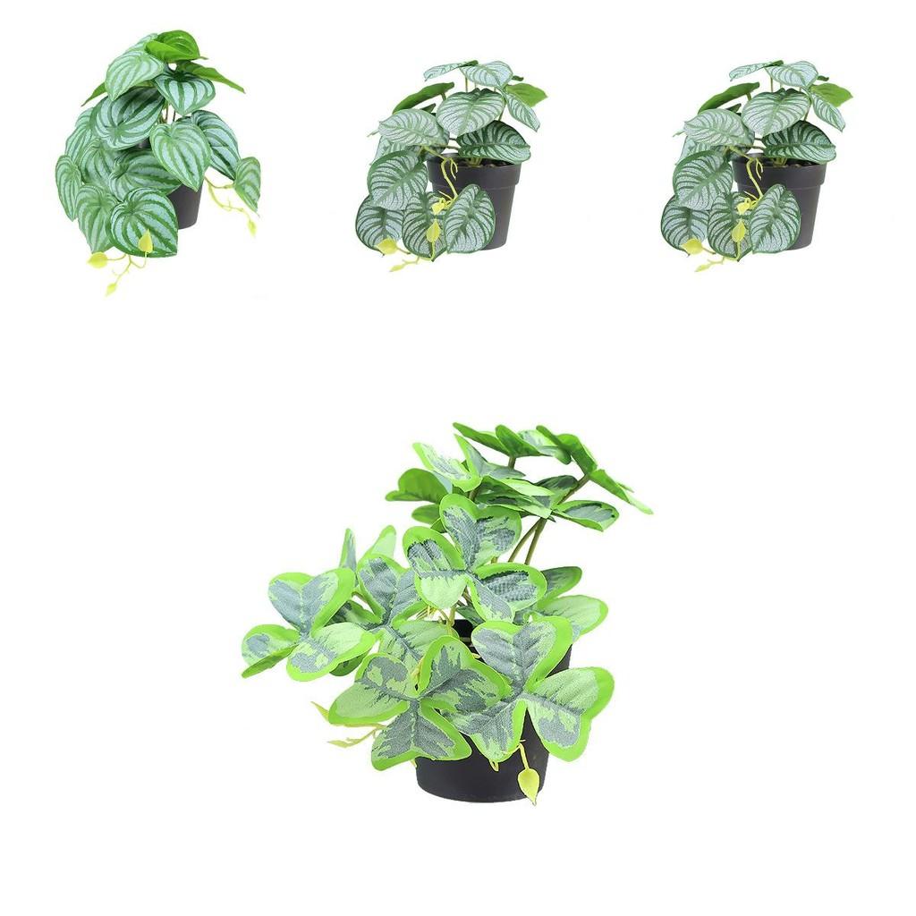 Sztuczna zieleń pnąca Shamrock do dekoracji ścian wewnętrznych z tworzywa sztucznego