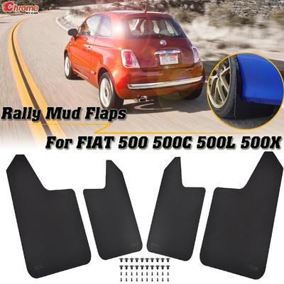 Wyścigi błotniki dla Fiat 500 500C 500L 500X abarth Hatch/Hatchback czerwone/czarne błotniki błotniki błotniki błotnik