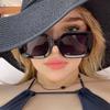 Luxury Designer Square Sunglasses Women Men Fashion Classic Vintage Sun Glasses Punk Outdoor Driving Eyewear