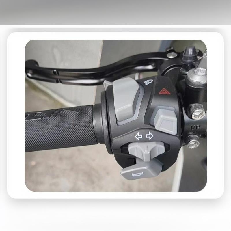 1Pair Universal Motorcycle Handlebar Control Switches Durable Abs Housing Multifunction Buttons For Dirt Street Bike Modificati