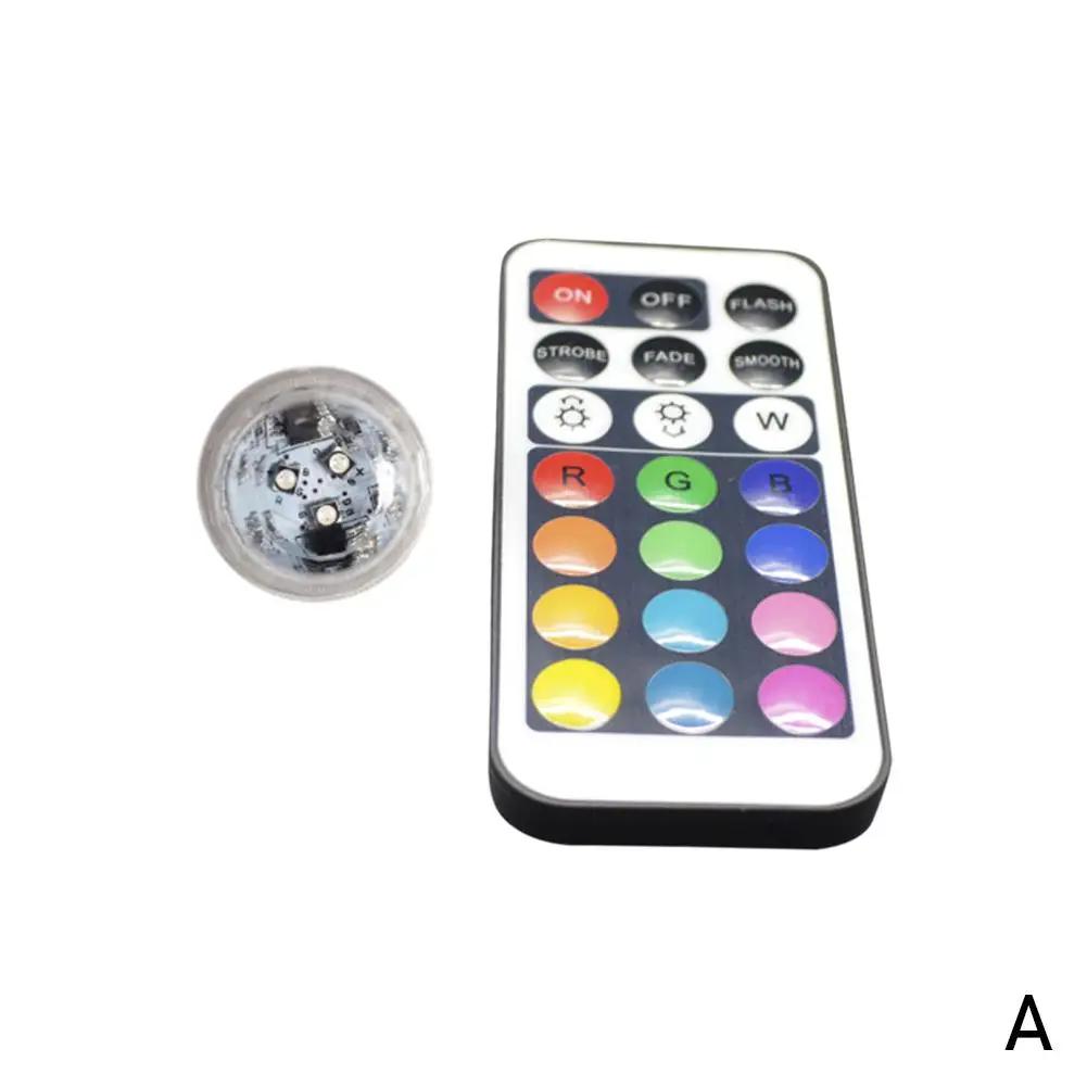 Светодиодная подсветка салона автомобиля с дистанционным управлением Декоративная подсветка салона Декоративная универсальная подсветка Подводная клейкая беспроводная цветная L X4D9