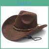Tibetan Style Womens Casual Sun Hat With Big Brim And Suede Fabric For Spring And Summer