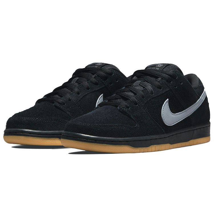 Nike Dunk Low Pro SB Fog Unisex Sneakers Black Cool-Grey Gum BQ6817-010