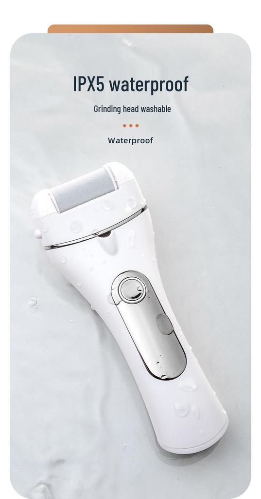 Rechargeable Three-Speed Callus Remover with Digital Display