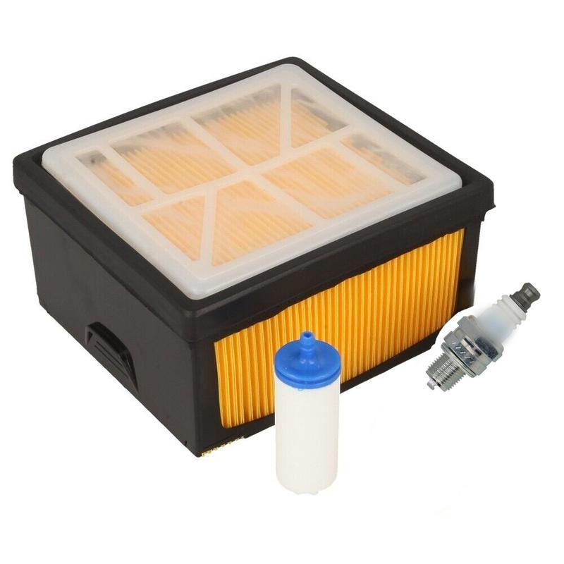 Car Spark Plug Set Service Kit For HUSQVARNA K760 K770 Air Filter / AM5C Spark Plug / Fuel Filter 5062641-11 5743623-02