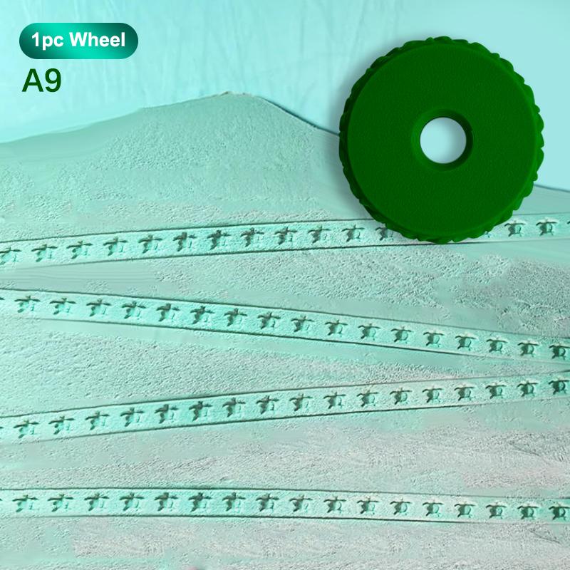 Clay Stamp Roller Ceramic Texture Wheel Geometric Flower Patterns DIY Clay Tools Body Painting Stamps Durable Art Decor