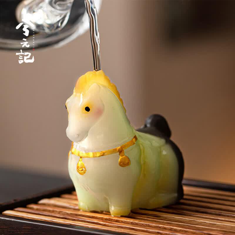 UO SO Color-Changing Zisha Tang Horse Tea Pet