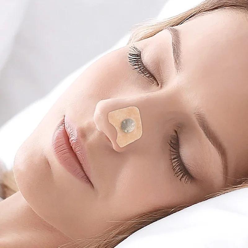 Durable And Safe 30/60/90/120/180Pcs Nose Breathing Patches Magnetic Suction Iron Nasal Strips Increase Air Improve Sleeping Reduce Snoring Tool