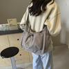 Korean Large Capacity Crossbody Bags for Women Versatile Ladies Multi-pocket Shoulder Bag Solid Color Bow Female Handbag Tote